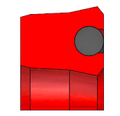 Поршневое воротниковое уплотнение DK107