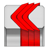 Уплотнение штока DS110