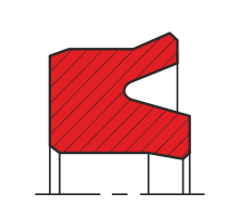 Уплотнение поршня QP01-P (K01-P)