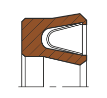 Уплотнение поршня QP19-F (K19-F)