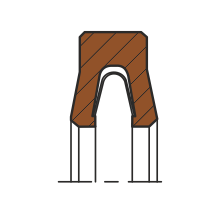 Роторное уплотнение вала RS12-F (R12-F)