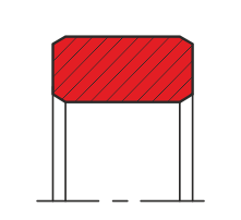 Полиуретановые кольца прямоугольного сечения RS14 (R14)