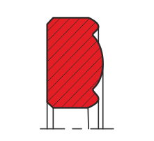 Роторное уплотнение вала RS20-P (R20-P)