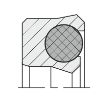Уплотнение штока QR03-F (S03-F)