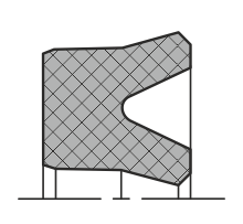 Уплотнение штока QS01-R (S06-R)