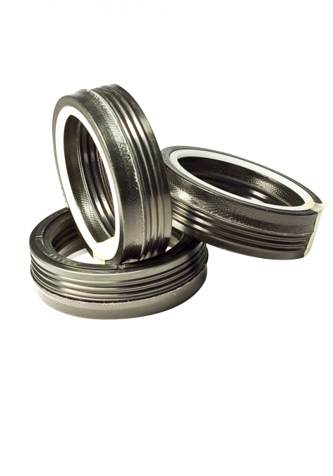 Шевронная манжета К34 160x180x27 NBR+хлопковая ткань NBR+ТРЕ+POM